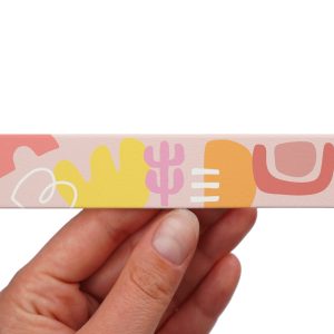 Biothane-Band mit Aufdruck – Muster Shapes Rosa